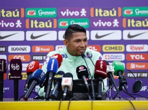 Esta é a primeira convocação de Rony para a Seleção Brasileira. Foto: Rafael Ribeiro/CBF