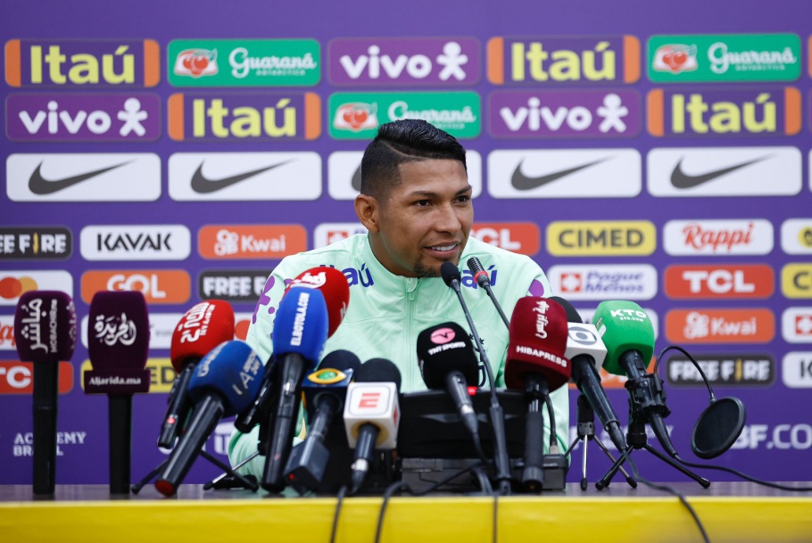 Esta é a primeira convocação de Rony para a Seleção Brasileira. Foto: Rafael Ribeiro/CBF