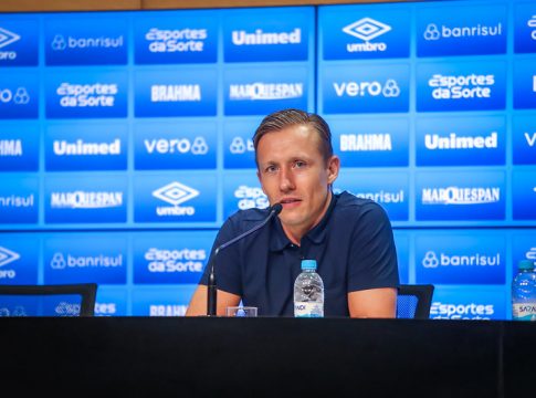 O jogador recebeu o diagnóstico de alteração cardíaca durante exames de rotina, em dezembro de 2022. FOTO: LUCAS UEBEL/GREMIO FBPA