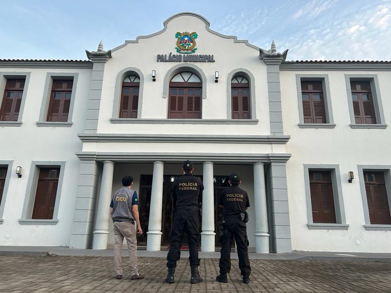 Operação conjunta com a CGU cumpre 11 mandados em Pedreiras/MA. Foto: PF/divulgaçãp