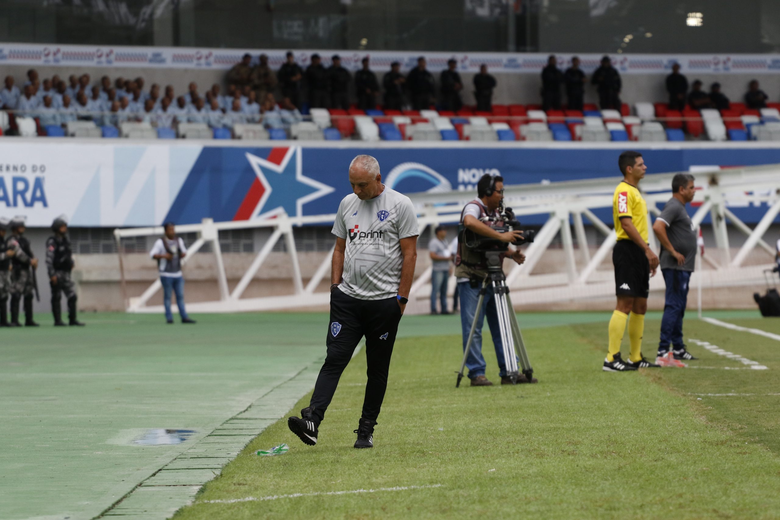 Márcio Fernandes garante que todos na Curuzu estão sedentos por vitória. Foto-Wagner Santana/Diário do Pará.