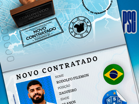 Atleta com passagens recentes por clubes da Série B, o zagueiro Rodolfo Filemon é o mais novo bicolor