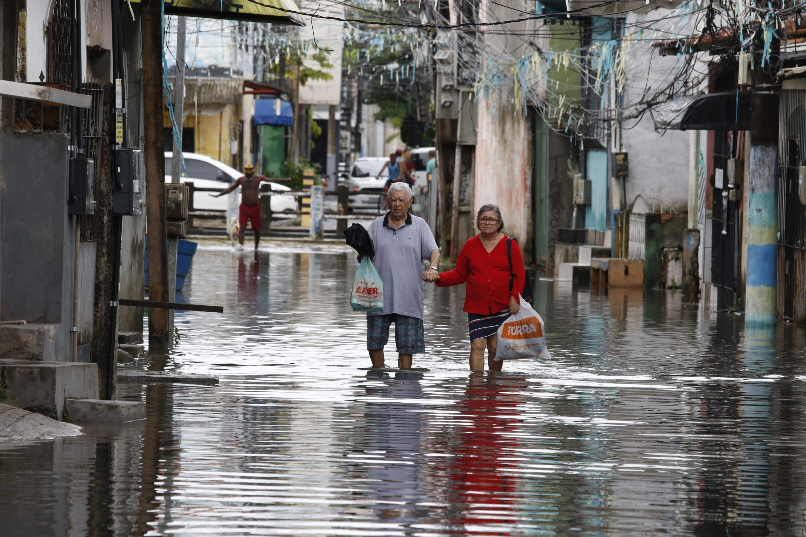 Belém tem vivenciado alagamentos com o período chuvoso.  Foto: Wagner Santana/Diário do Pará.