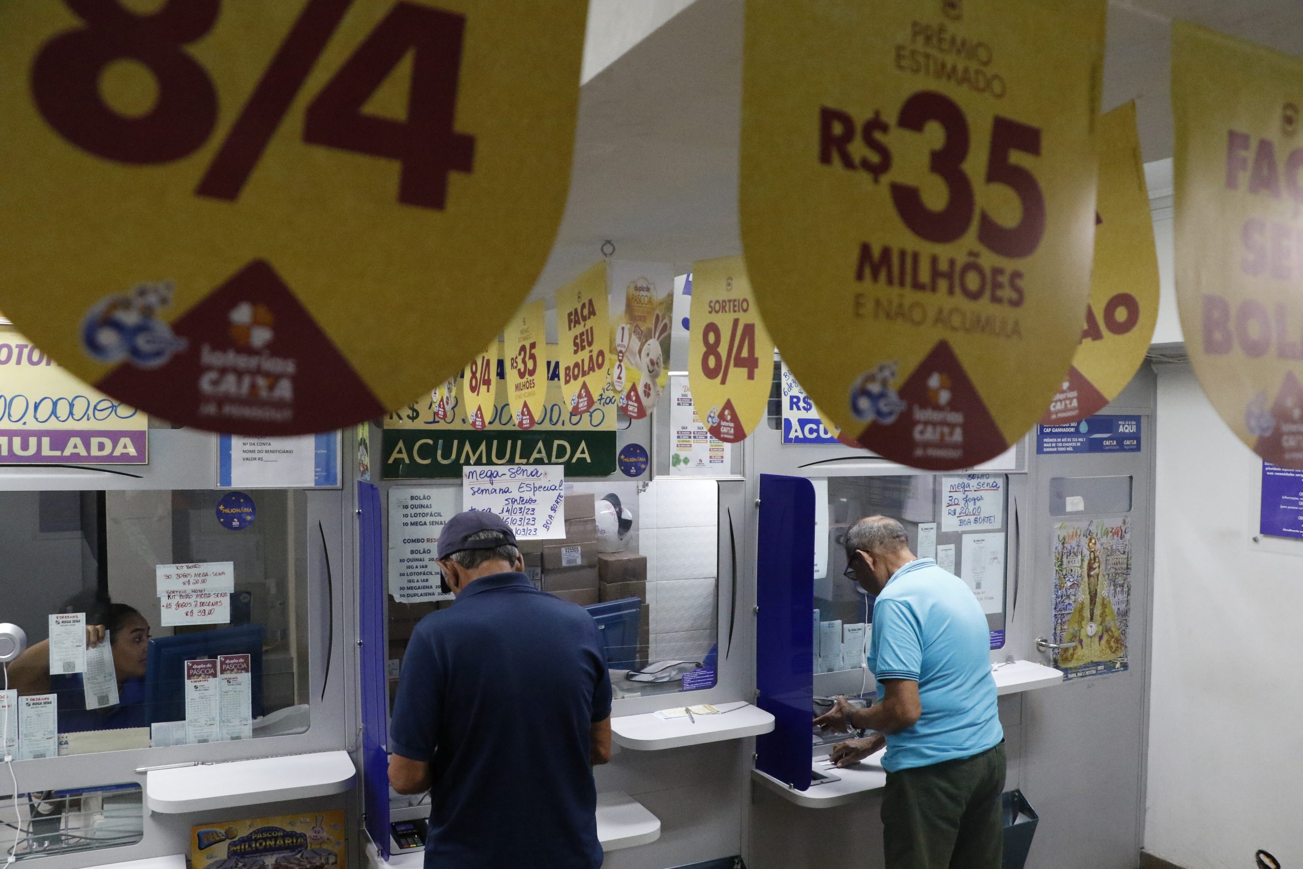 A Mega-Sena, concurso 2625, foi sorteada na noite deste sábado (26). O prêmio máximo, porém, não saiu novamente. Foto: Wagner Almeida/Diário do Pará