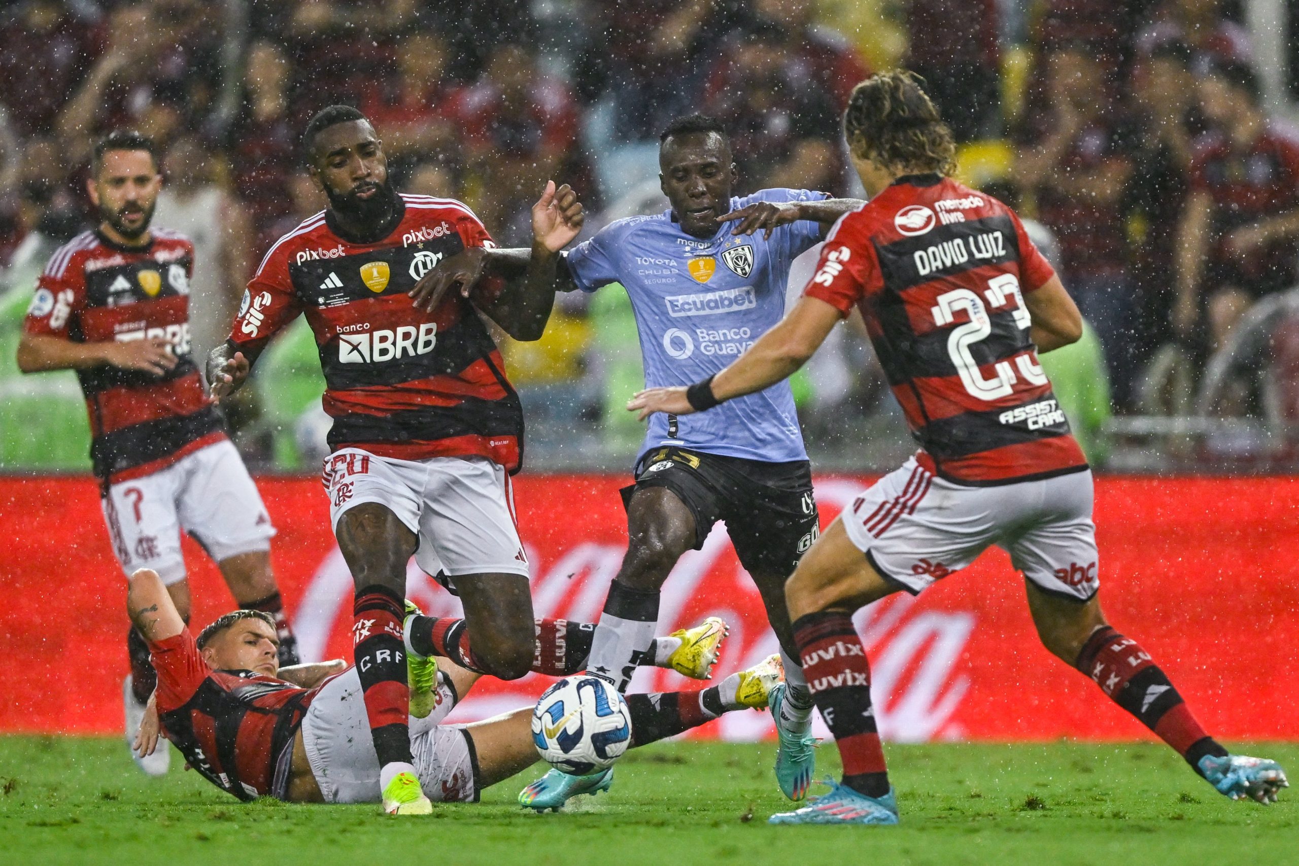 O Flamengo sucumbiu dentro do Maraca. Foto: Conmebol