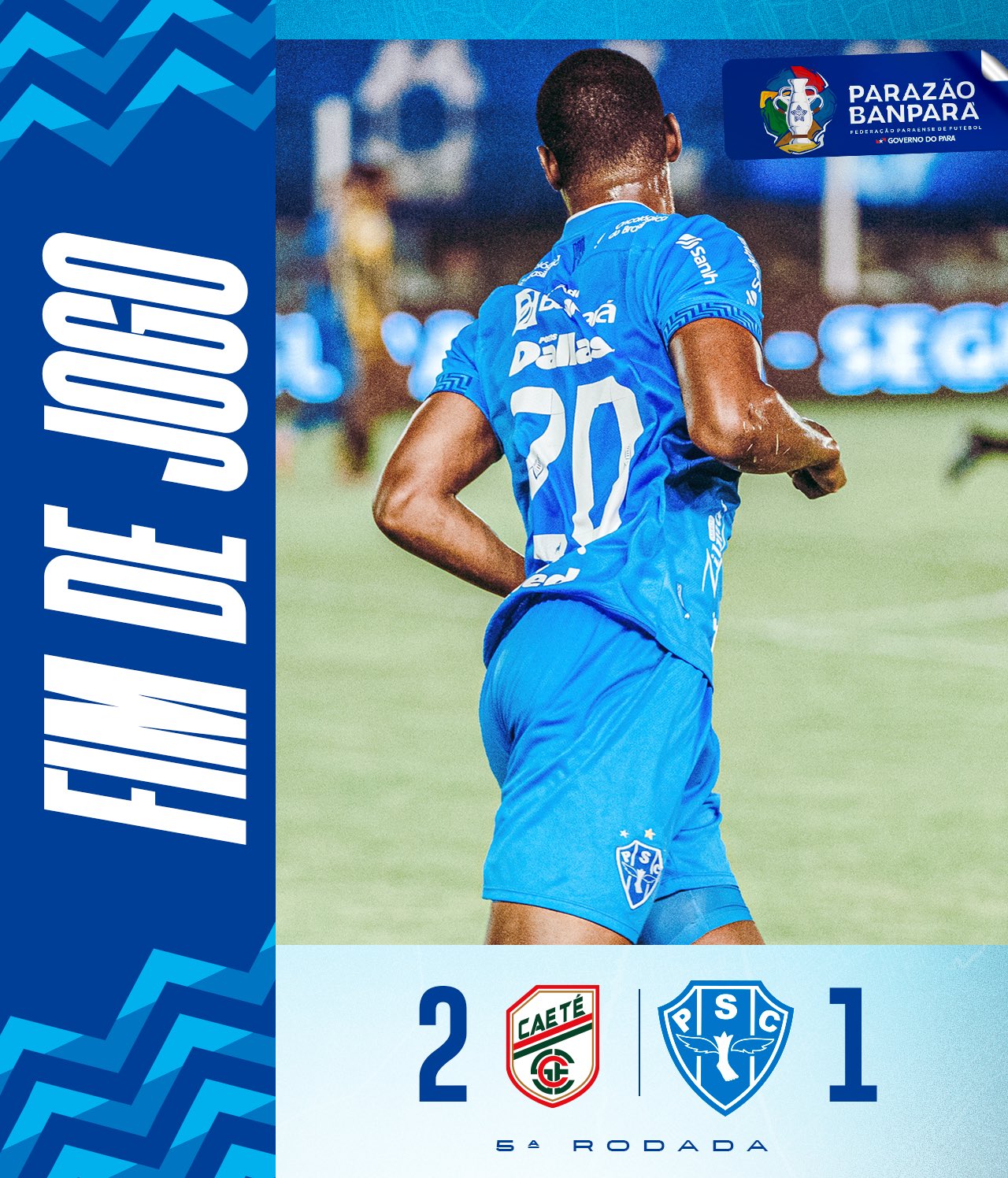 O Paysandu perdeu a primeira na temporada.