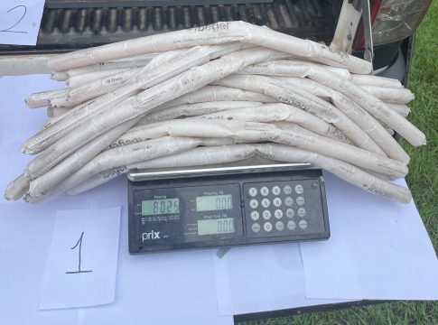 Os agentes conduziram os itens para um local remoto, onde os explosivos foram destruídos de maneira controlada. Foto: Bope