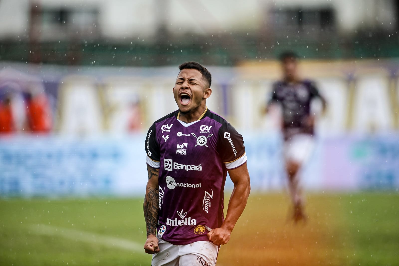 Ronald fez um dos gols da vitória remista. Foto: Samara Miranda/Remo