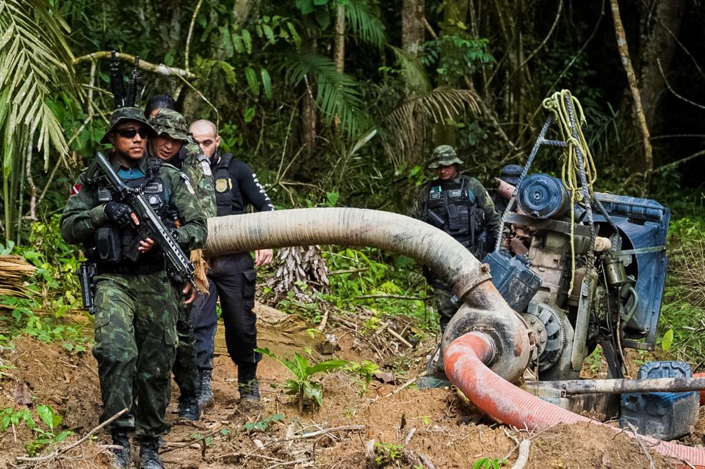 Com atuação e foco em áreas de desmatamentos, as equipes já realizaram prisões, apreensões, lavraram procedimentos e embargaram áreas. Foto: Agência Pará