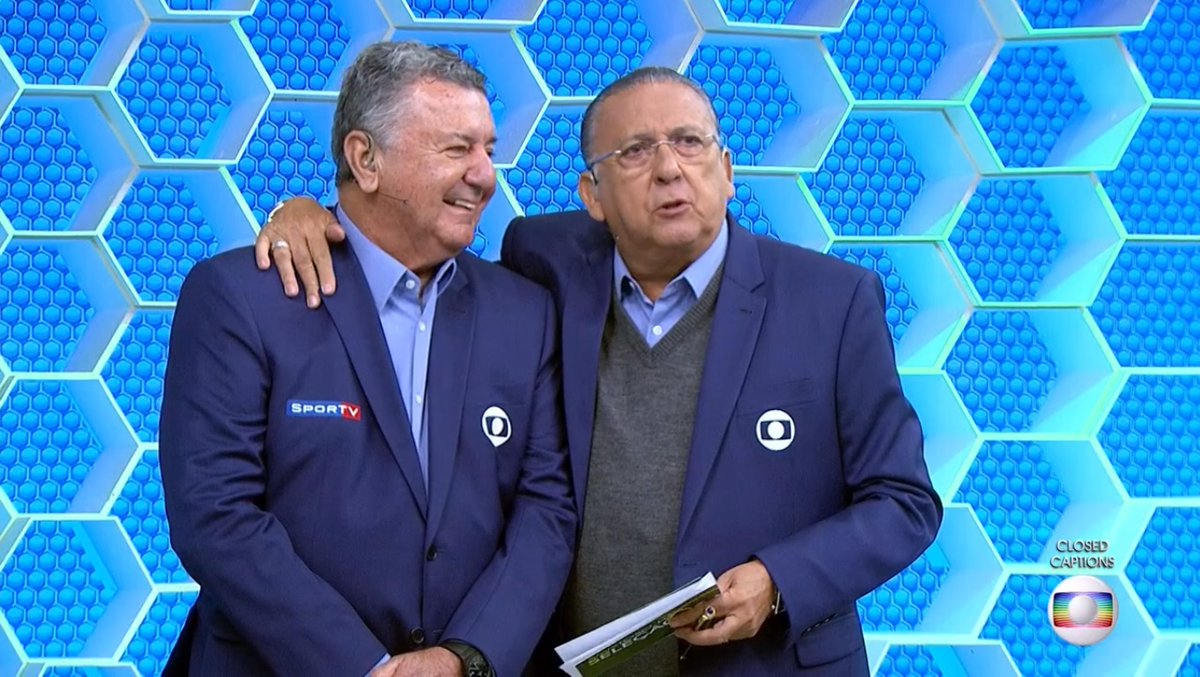 CBF faz acordo por jogo da seleção no novo canal de Galvão Bueno no YouTube. Foto: Divulgação