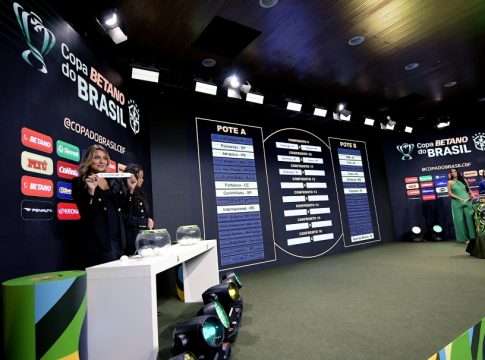 Os confrontos da Terceira Fase da Copa Betano do Brasil 2023 foram sorteados nesta quarta-feira (29), na sede da CBF, no Rio de Janeiro. Foto: Alexandre Loureiro/CBF