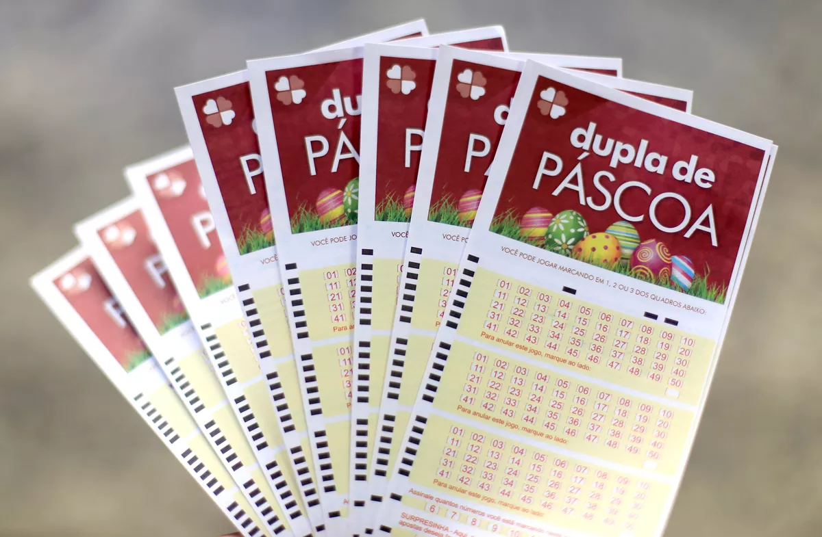 O prêmio de R$ 37.550.377,01 da Dupla de Páscoa, sorteado neste sábado (30) no Espaço da Sorte, em São Paulo (SP), saiu para duas apostas Foto: Divulgação