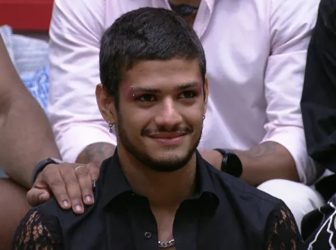 Com 56,45% dos votos, Gabriel Santana foi o décimo primeiro eliminado do BBB 23 (Globo). Foto: Globo