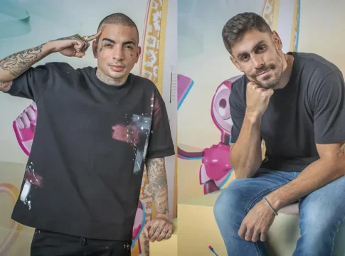 Durante uma festa no BBB23, MC Guimê e Cara de Sapato acabaram cometendo o crime de importunação sexual. Foto: Divulgação