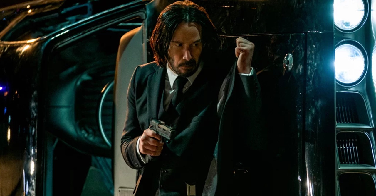 John Wick, o personagem mais célebre de Keanu Reeves, chega ao quarto longa com uma operação ousada: todo o novo filme é dominado pela ideia de retorno. Foto: Divulgação