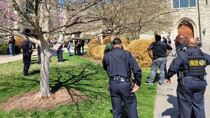 Atirador dispara contra alunos em escola nos Estados Unidos. Foto: Divulgação/Polícia Metropolitana de Nashville