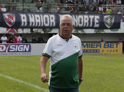 Josué Teixeira saiu da Lusa sem conseguir fazer o time deslanchar. Foto: Mauro Ângelo/ Diário do Pará.