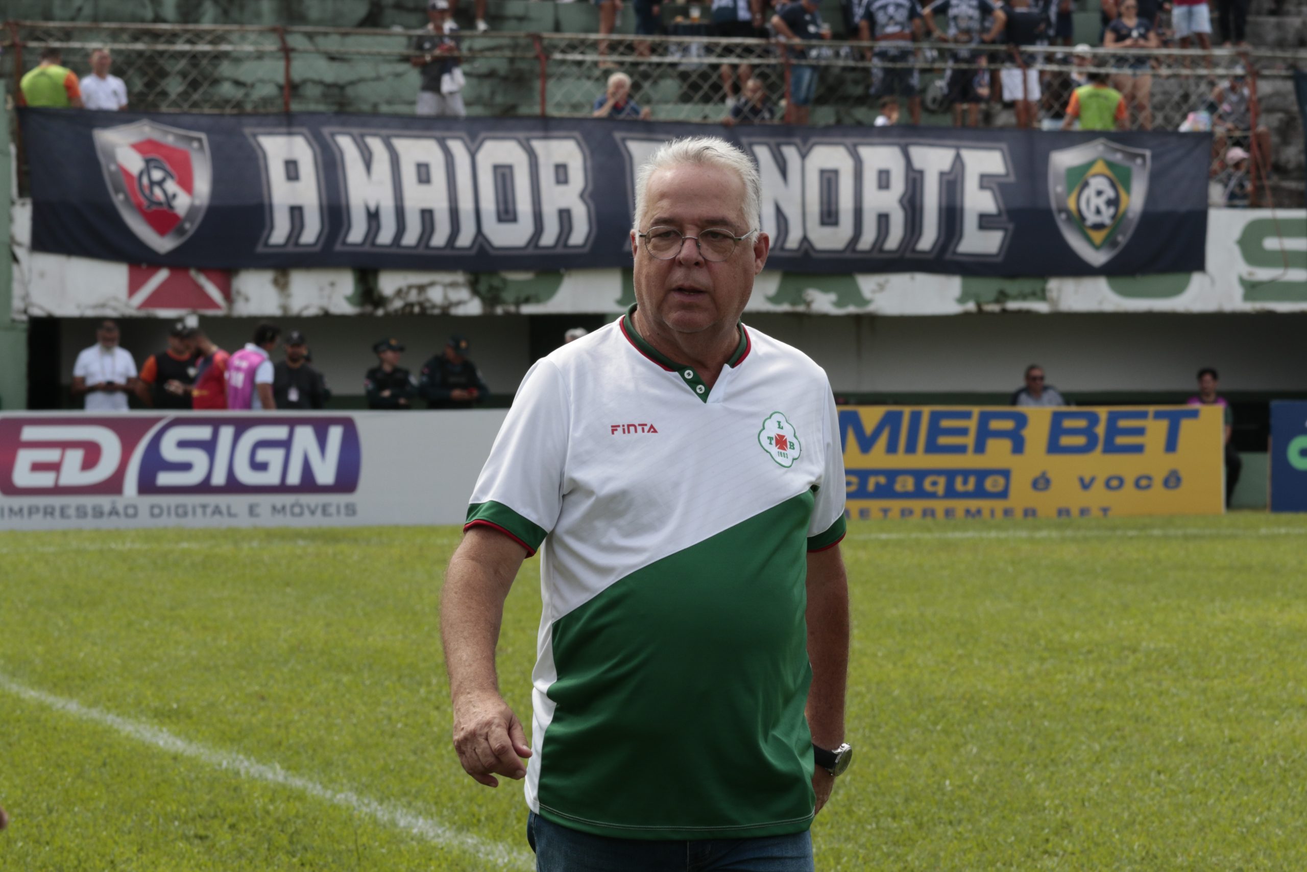 Josué Teixeira saiu da Lusa sem conseguir fazer o time deslanchar. Foto: Mauro Ângelo/ Diário do Pará.