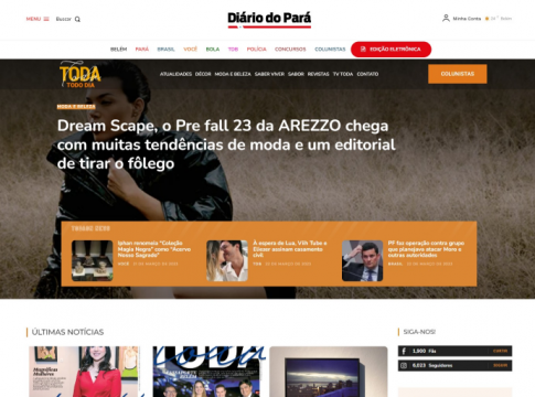 Revista TODA retorna ao jornal em edição diária e on-line