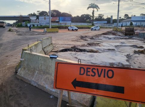 Mudança é necessária para construção das alças do viaduto no KM-07, como parte do novo sistema de transporte metropolitano. Foto: Divulgação