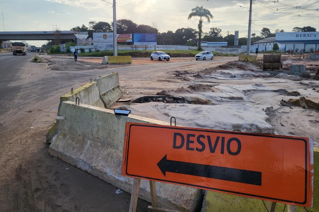 Mudança é necessária para construção das alças do viaduto no KM-07, como parte do novo sistema de transporte metropolitano. Foto: Divulgação