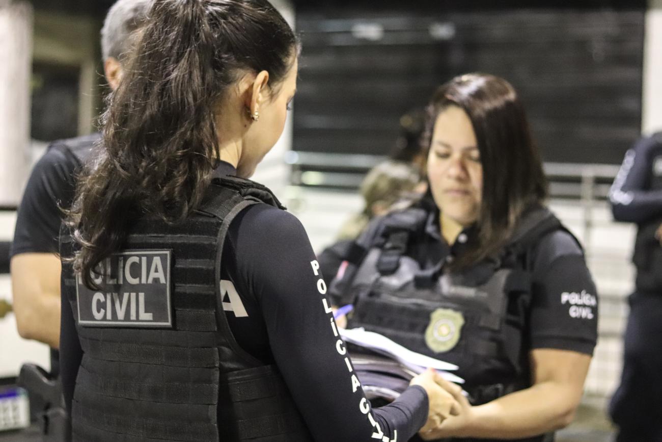 Foram apreendidos celulares e dispositivos de armazenamento de dados (HDs) que serão encaminhados à perícia para análise e esclarecimento dos fatos investigados. Foto: Talison Lima (PC)