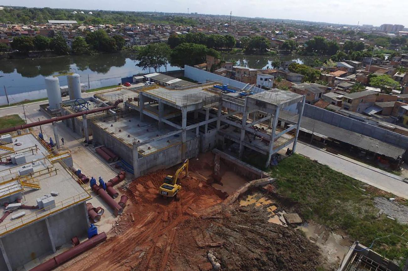 Sistema já é considerado o maior do Estado e amplia o abastecimento na capital paraense em benefício direto de cerca de 90 mil habitantes. Foto: Agência Pará