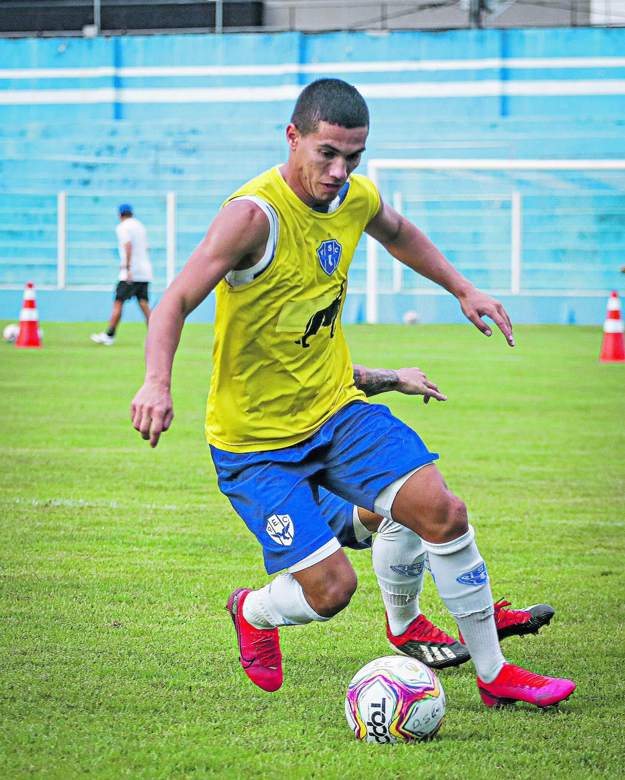 Vinícius deve chegar a Belém na próxima terça-feira, dia 14, para assinar contrato de dois anos com o Papão. Foto: Paysandu/divulgação