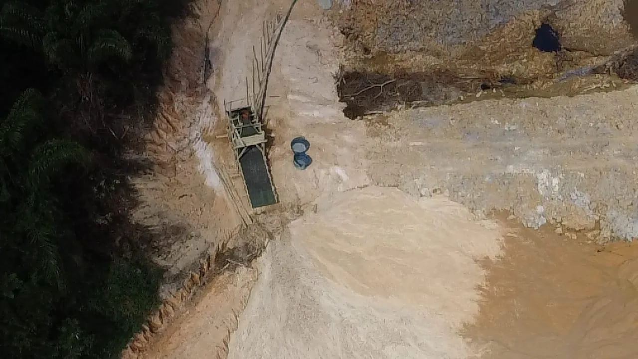 Foto: Divulgação/PF (Garimpo localizado no município de São Felix do Xingu/PA)