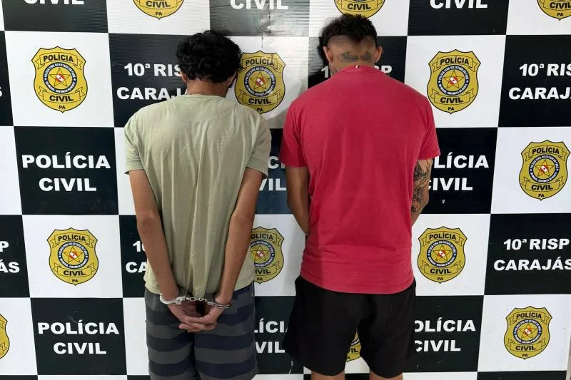 Polícia Civil prende dois homens envolvidos em roubos a motoristas de aplicativo em Marabá
