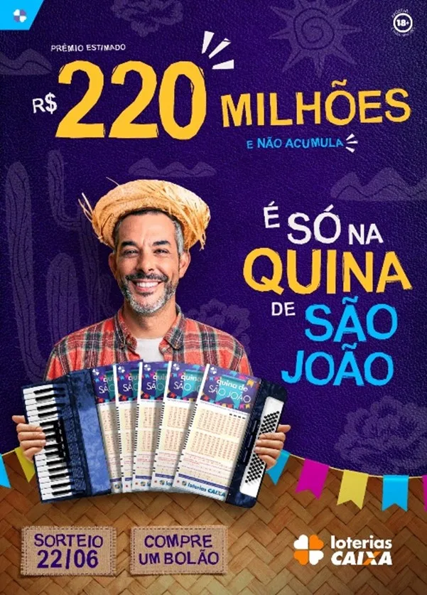 Quina de São João: Aumente suas chances no prêmio de R$ 220 milhões