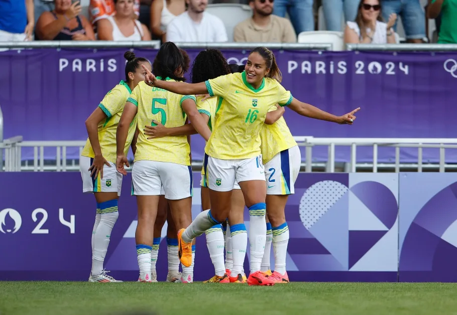 Gabi Nunes marcou o gol da vitória na estreia dos Jogos Olímpicos de Paris 2024 Créditos: Rafael Ribeiro/CBF