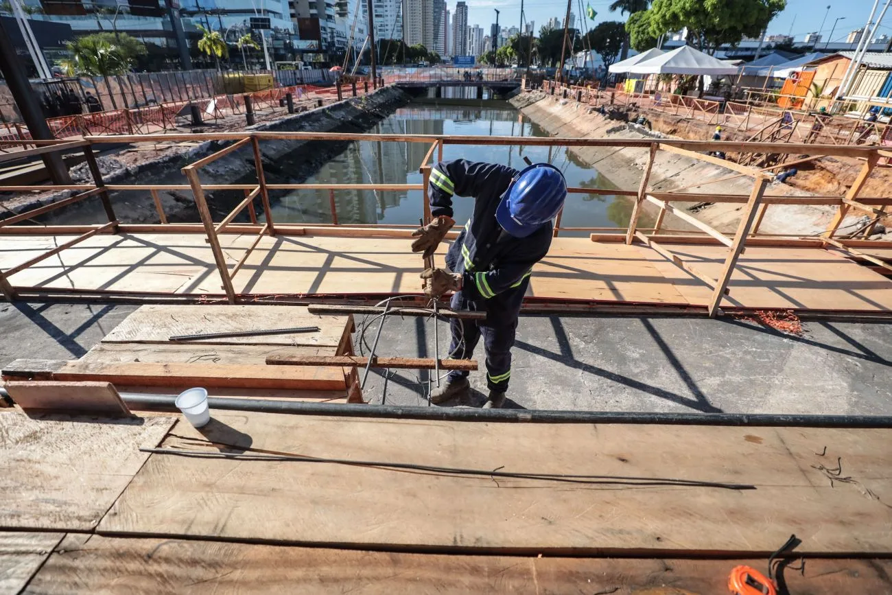 Na Nova Doca, as obras avançam para o terceiro módulo, entre a Rua Municipalidade e Avenida Senador Lemos,