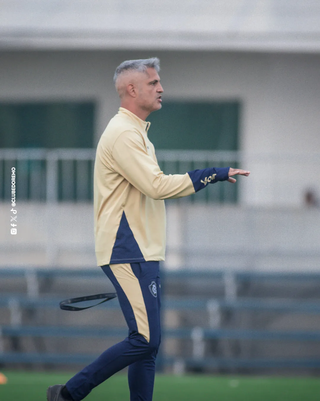 Rodrigo Santana, técnico do Remo. Foto: Samara Miranda/Ascom Remo