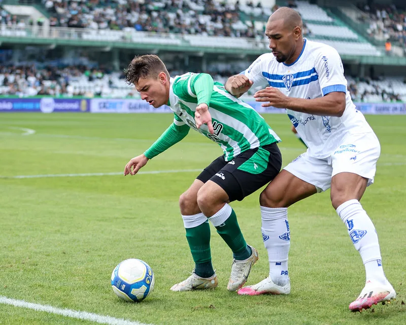 O Paysandu lamentou o empate em Curitiba Foto: Jorge Luís Totti/Paysandu

