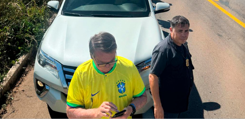 Bolsonaro enfrentou protestos no sul do Pará