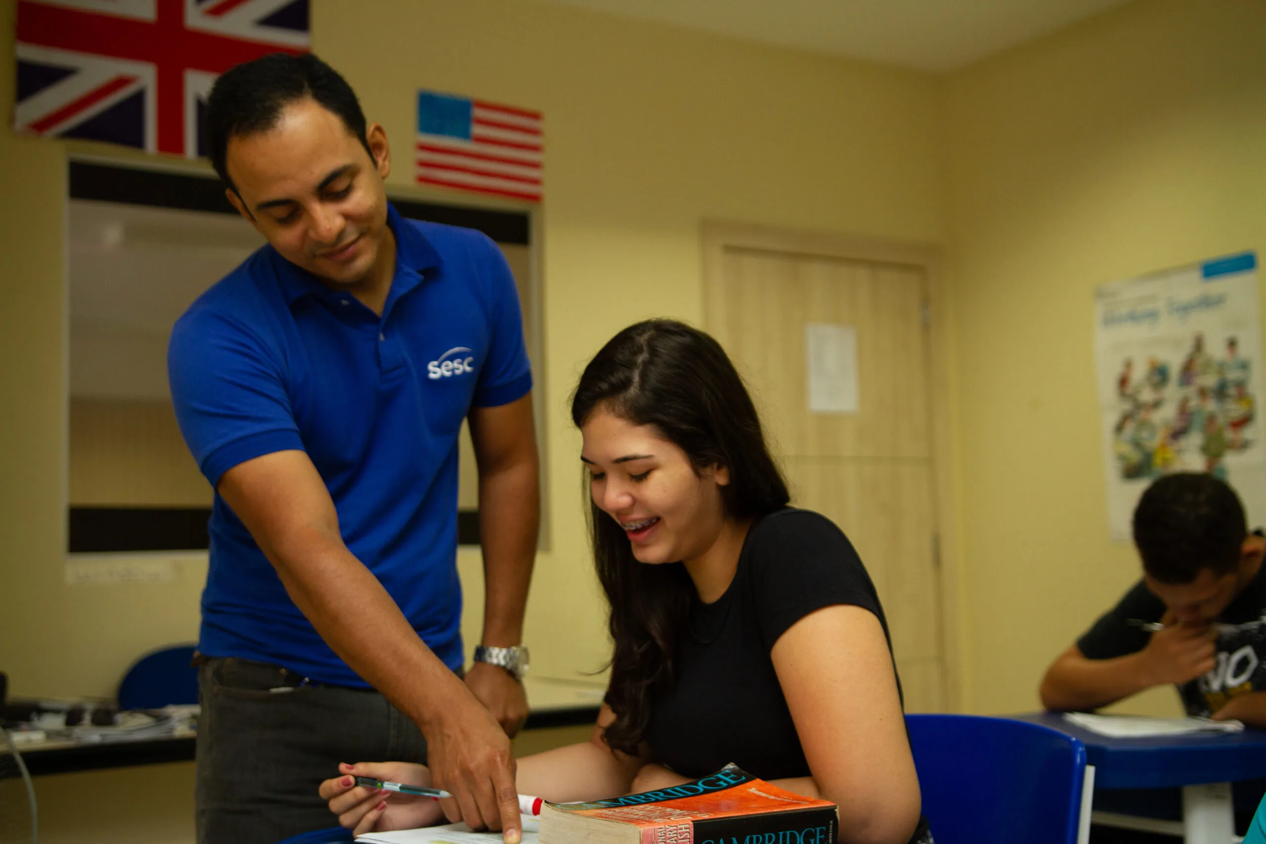 O Sesc Doca está com inscrições abertas para seu curso de inglês. Elas podem ser feitas presencialmente na unidade Doca, até 06 de agosto de 2024