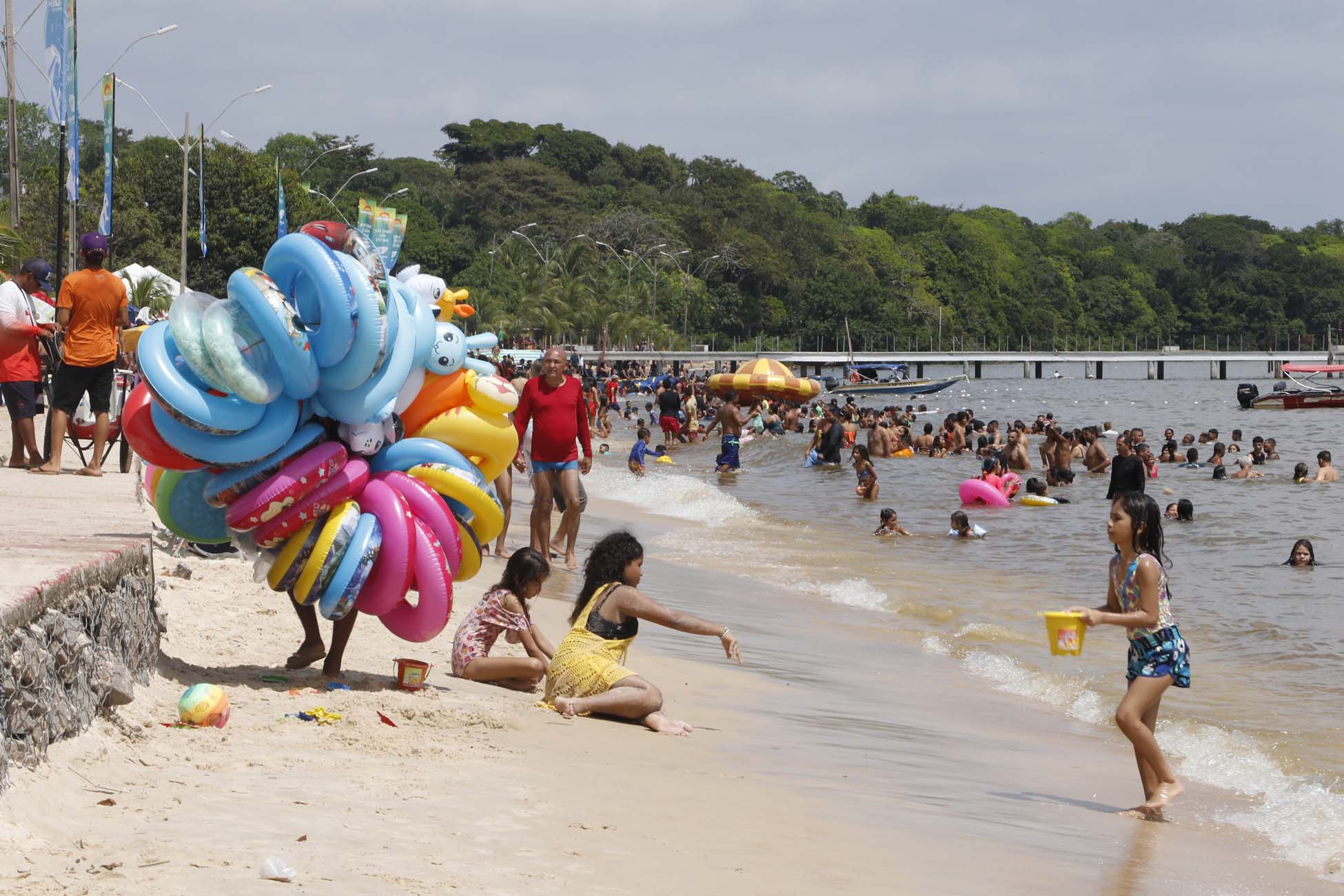 Barcarena é outro destino certeiro para quem quer aproveitar ao máximo o verão amazônico. Foto. Celso Rodrigues/ Diário do Pará.