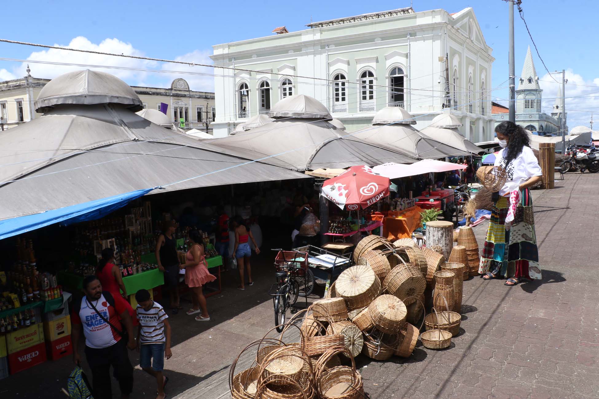 O mercado de 397 anos é considerado o maior a céu aberto da América Latina e o principal cartão postal da capital paraense. Foto celso Rodrigues/ Diário do Pará.