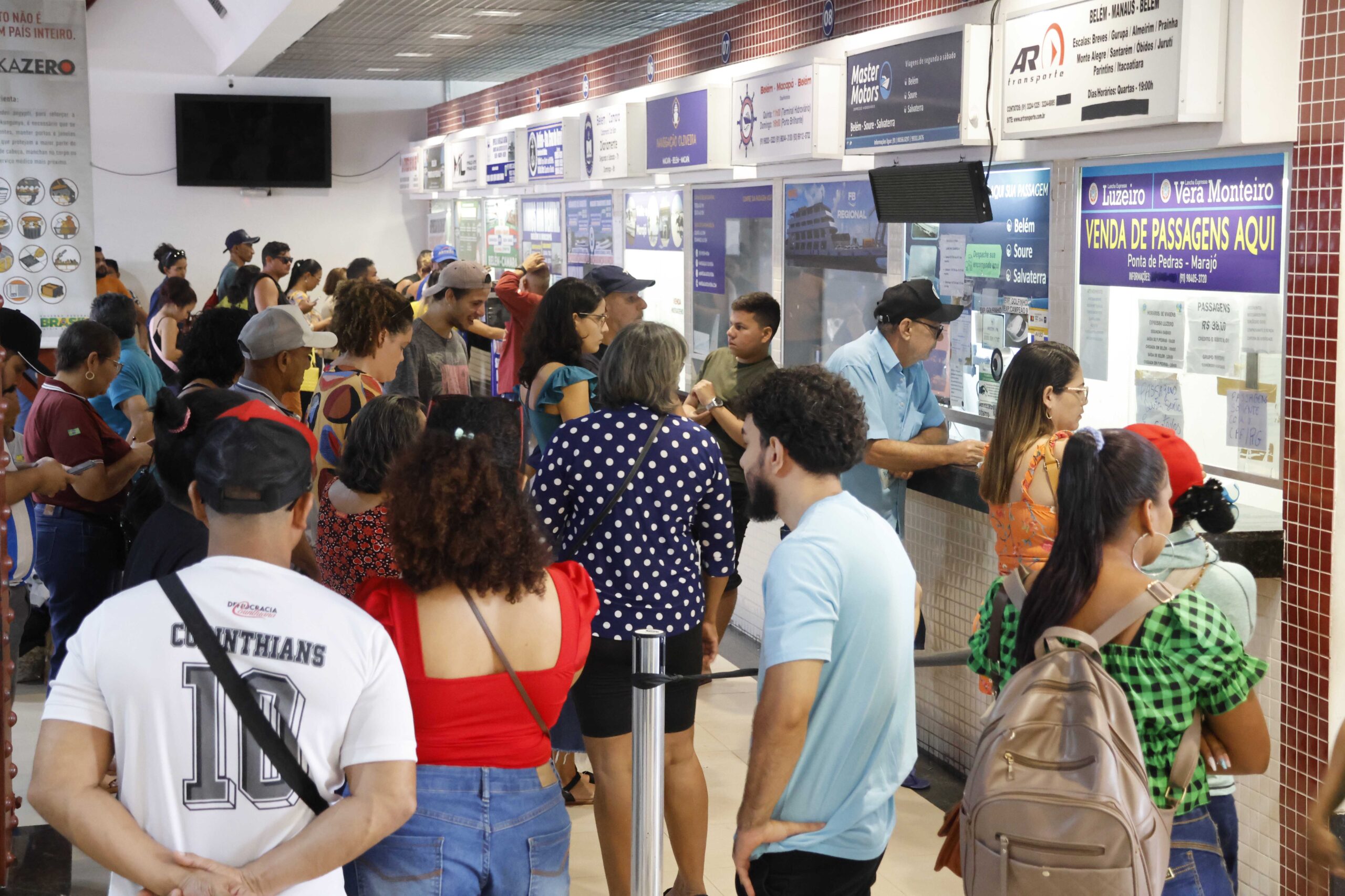 Durante o feriado prolongado de Corpus Christi, entre os dias 19 e 22 de junho, cerca de 8 mil passageiros devem passar pelo Terminal Hidroviário de Belém (THB)
