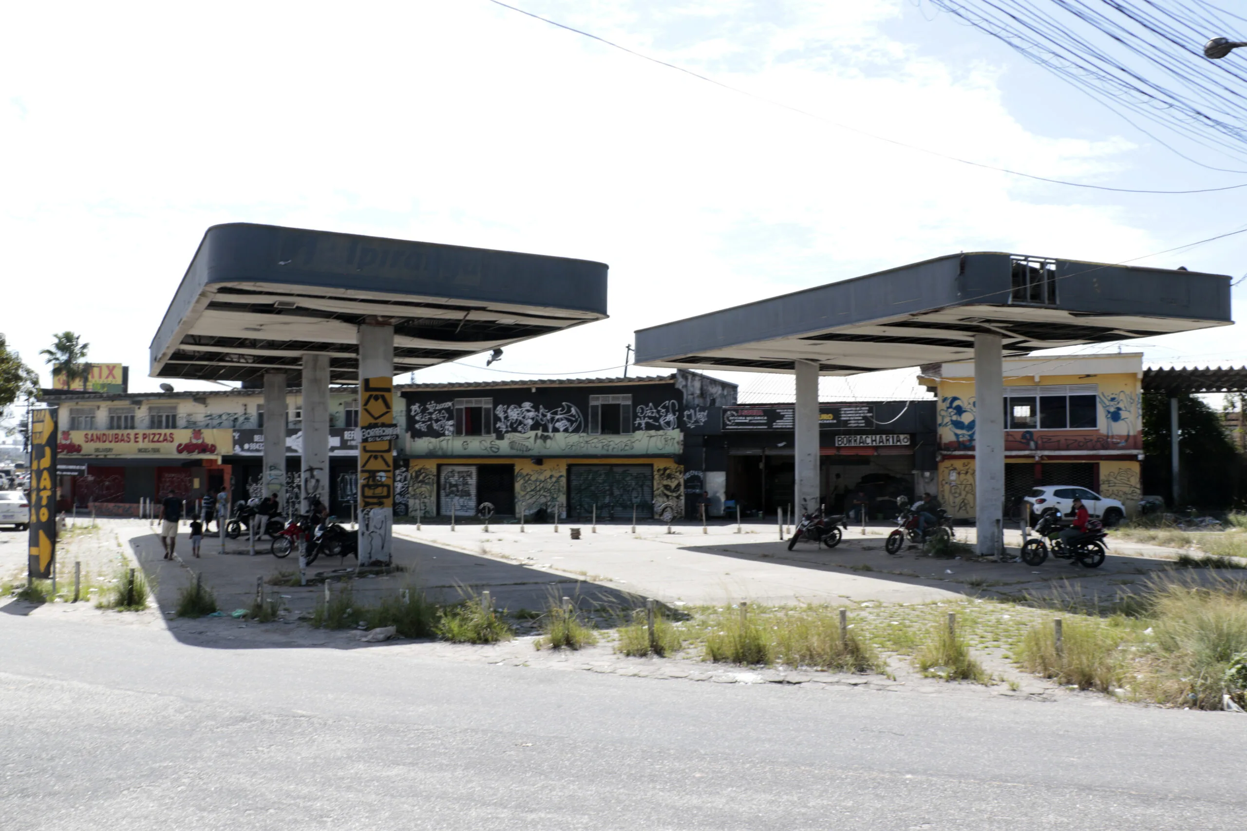 Posto de combustível abandonado: Celso Rodrigues/Diário do Pará