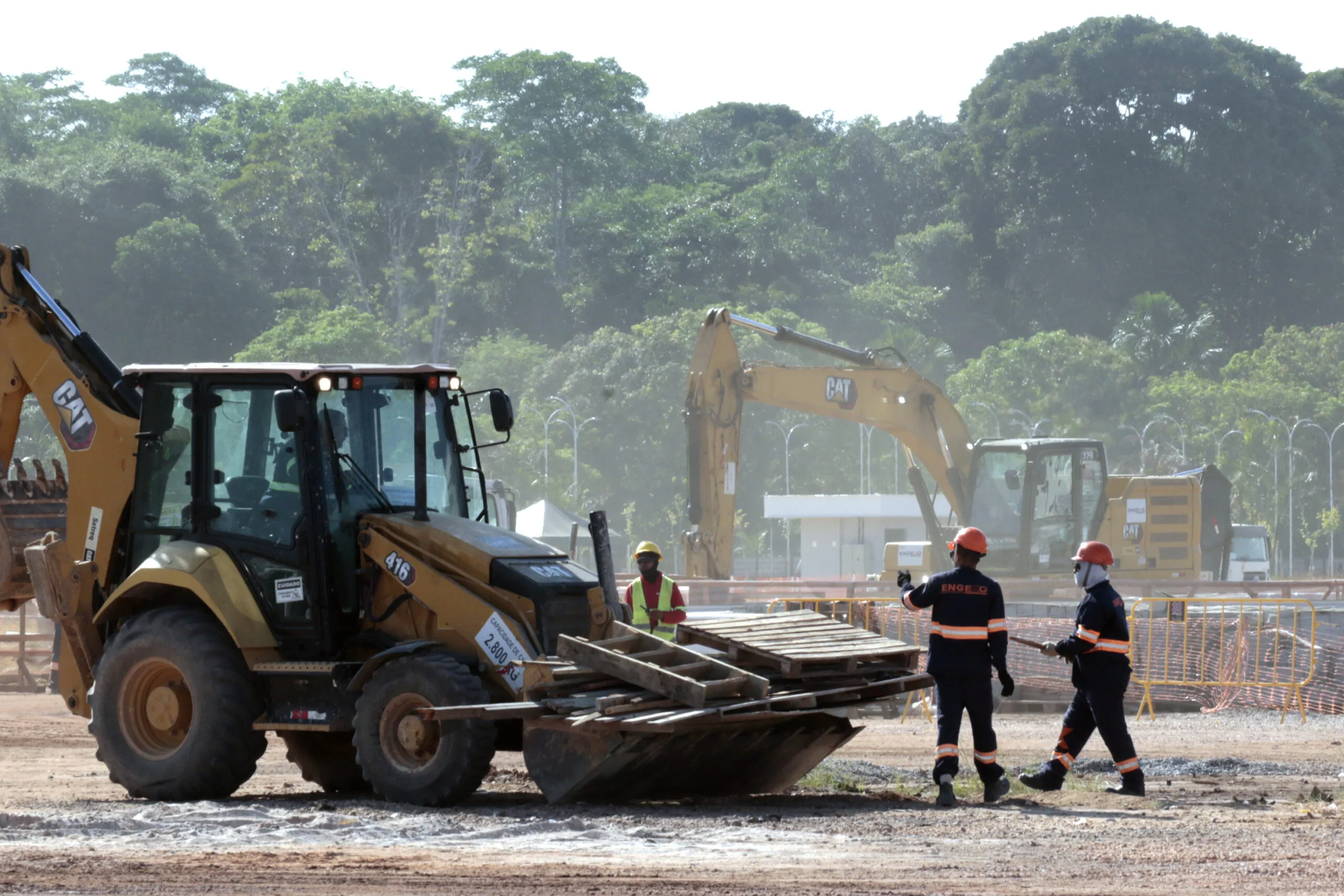 Um dos motivos para o resultado positivo no setor da construção é a realização de obras na capital e no entorno para a COP30

FOTO: CELSO RODRIGUES
