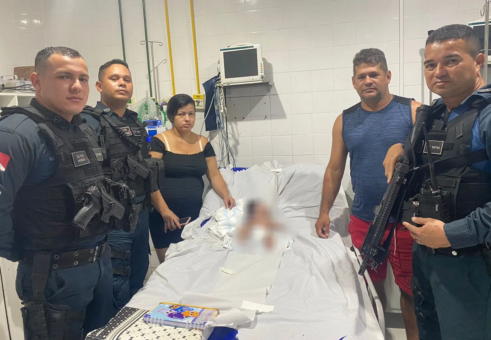 Policiais Militares salvam vida de recém-nascido em Marituba