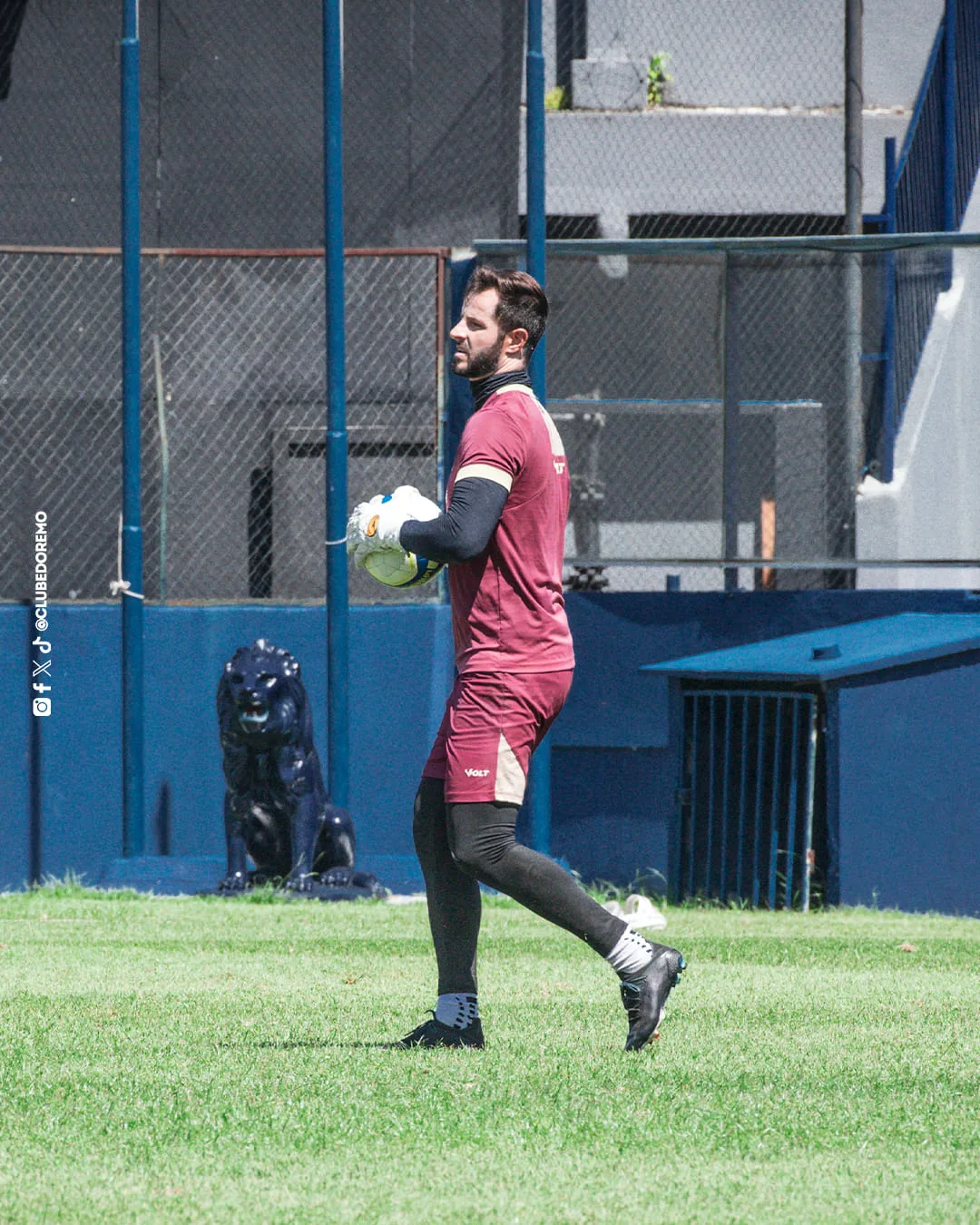 Marcelo Rangel garante que o Leão está focado e entrará em campo com atitude em busca da vaga - Foto: Samara Miranda/Remo