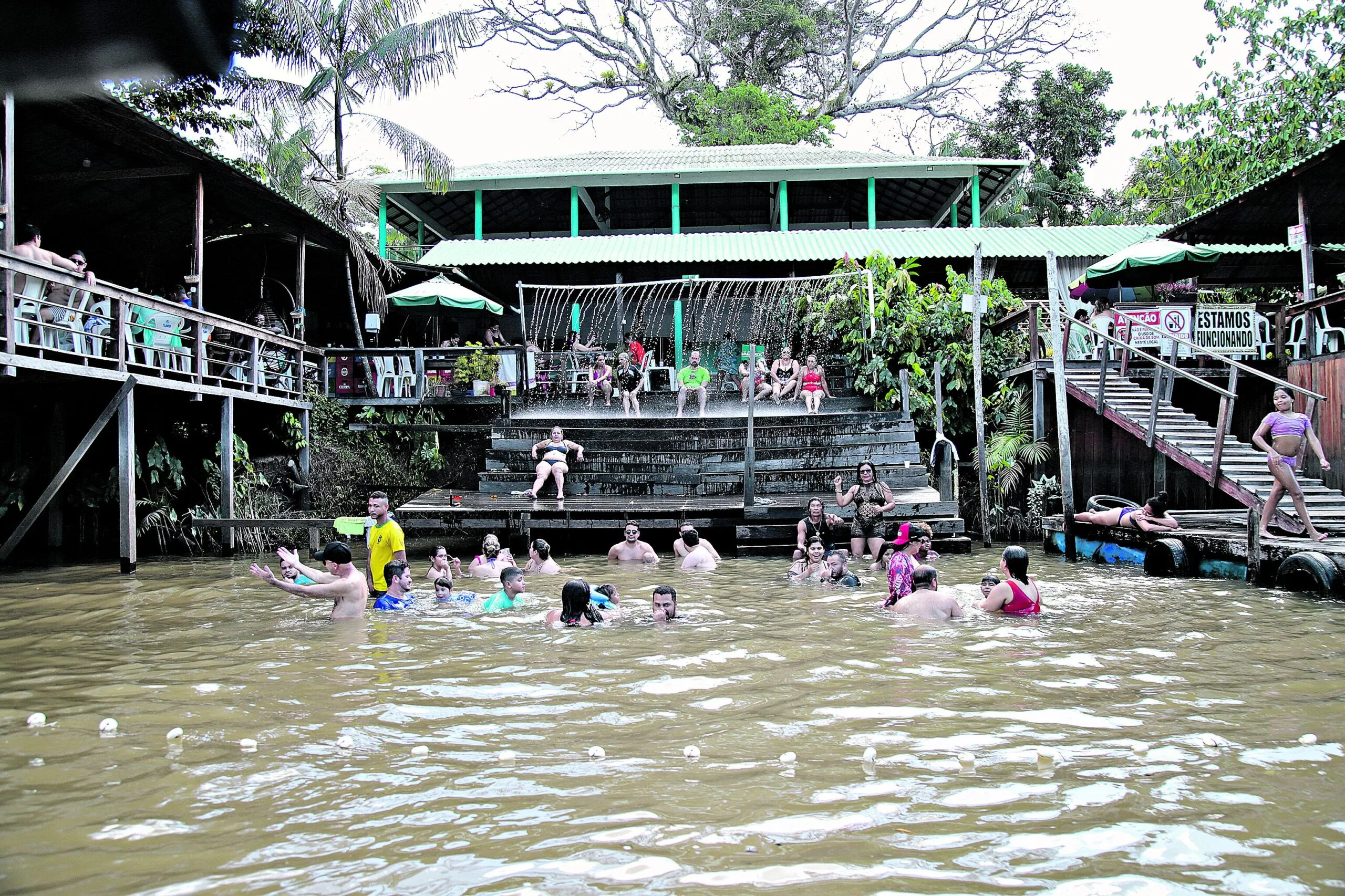 Local foi bastante procurado neste final de semana por turistas e moradores da capital, principalmente por causa do contato com a natureza, proximidade da capital e as comidas típicas oferecidas