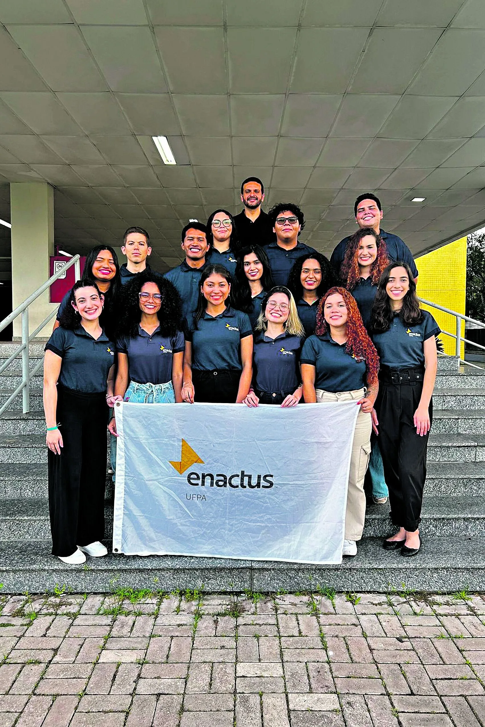 Time Enactus UFPA: estudantes de diferentes cursos da instituição se unem em projetos de transformação da realidade social na Amazônia FOTO: divulgação