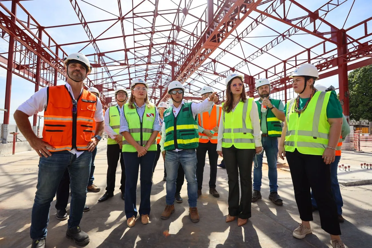 Presidente do Comitê Estadual para a Conferência das Nações Unidas sobre Mudanças Climáticas (COP 30), a vice-governadora Hana Ghassan fez inspeção técnica às obras de infraestrutura urbana