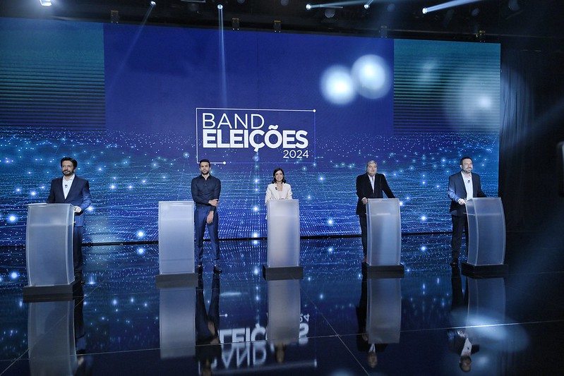 O primeiro debate televisivo entre os pré-candidatos à Prefeitura de São Paulo ocorreu na noite desta quinta-feira (8), transmitido pela Band.