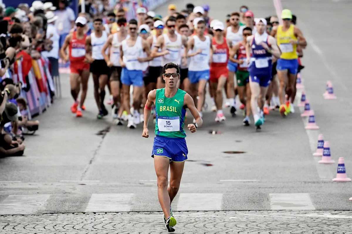 Caio Bonfim em Paris 2024 - Foto: Alexandre Loureiro/COB