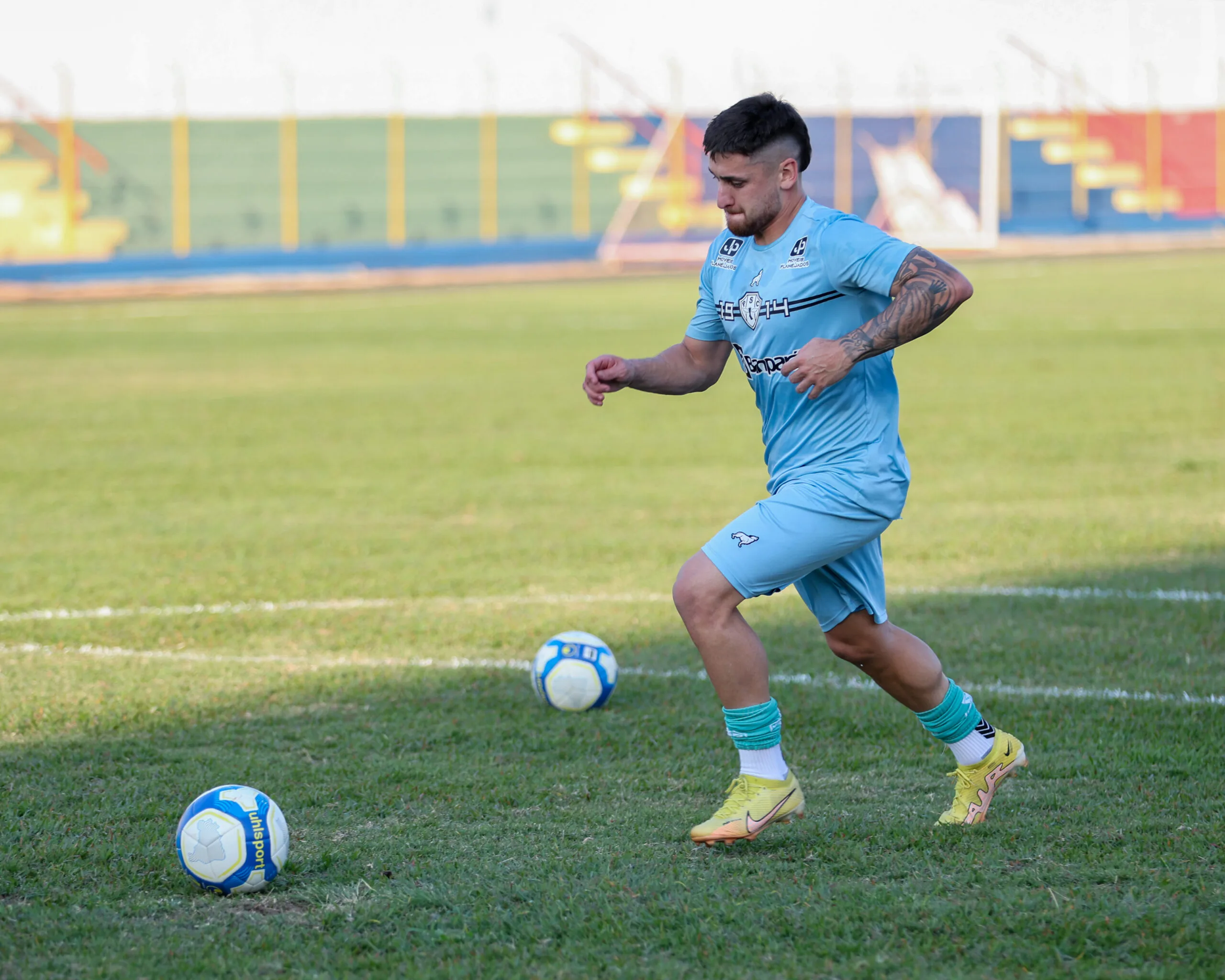 O time bicolor só volta ao trabalho na capital catarinense amanhã e uma das baixas é João Vieira. Foto: Jorge Luis Totti-PSC